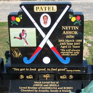 Sports Headstone Sports Headstone