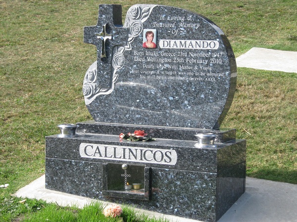 Custom Cross Memorial Headstone Custom Cross Memorial Headstone